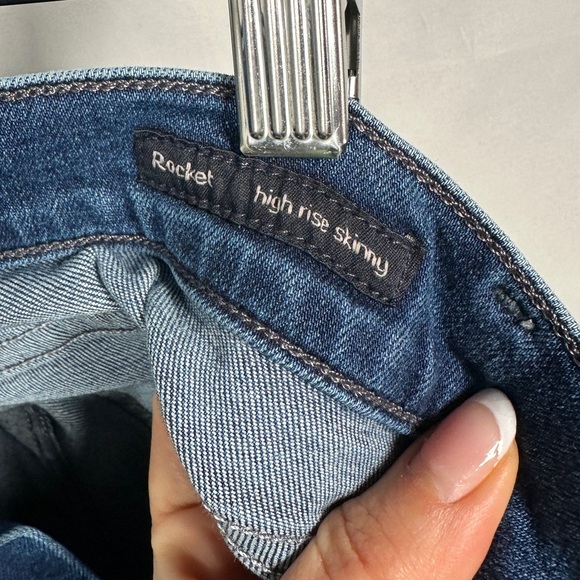 Citizens of Humanity essential high rise stretch skinny jeans distressed 29 blue - Picture 7 of 10